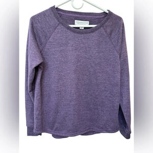 Live Love Lounge Sweater Women's Purple Pullover Outdoor Lightweight